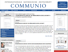 Tablet Screenshot of communio.de